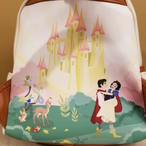 Loungefly Disney Snow White Castle Scene Backpack NEW - Picture 6 of 12
